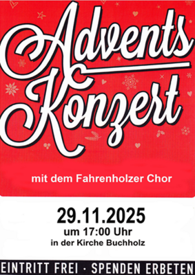 adventskonzert fahrenholzer chor &copy; Fahrenholzer Chor