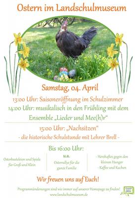 Ostern im Landschulmuseum &copy; Landschulmuseum Göldenitz