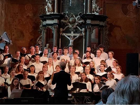 Auftritt des Choralchores © St. Johannes Kantorei Rostock