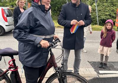 Die Einwohnerinnen und Einwohner freuen sich über die neue Verbindung zwischen ihren Gemeinden. / Landkreis Rostock