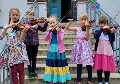 Violinenklasse der Kreismusikschule in Güstrow / Landkreis Rostock
