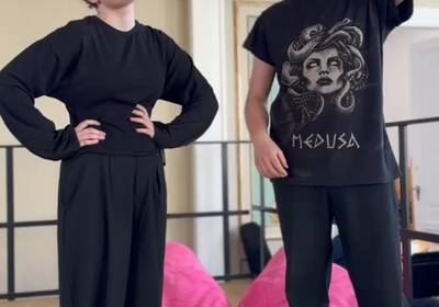Probe für die Aufführung des Musicals "Götterolympiade" / Kreismusikschule Landkreis Rostock