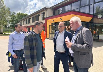 Der Bürgermeister von Thulendorf, Sandro Geister, hat das Projekt auf Gemeindeseite mitbegleitet / Landkreis Rostock