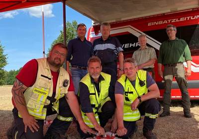 Gruppenbild Wasser Halt