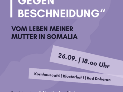 Buchvorstellung_Mein Kampf gegen Beschneidung_Bad Doberan © AWO Migrationsdienst Bad Doberan Buchvorstellung_Mein Kampf gegen Beschneidung_Bad Doberan