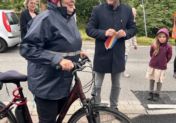 Die Einwohnerinnen und Einwohner freuen sich über die neue Verbindung zwischen ihren Gemeinden. / Landkreis Rostock