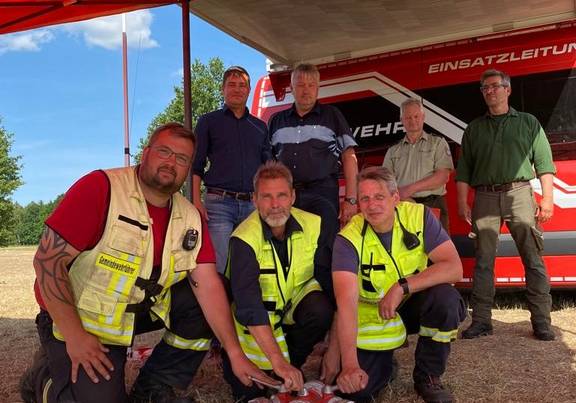 Gruppenbild Wasser Halt