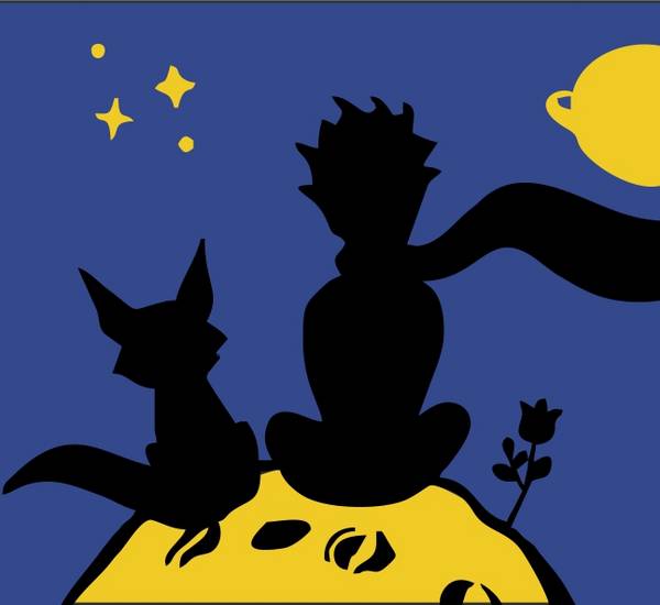 Der Kleine Prinz Kleiner Prinz mit Fuchs