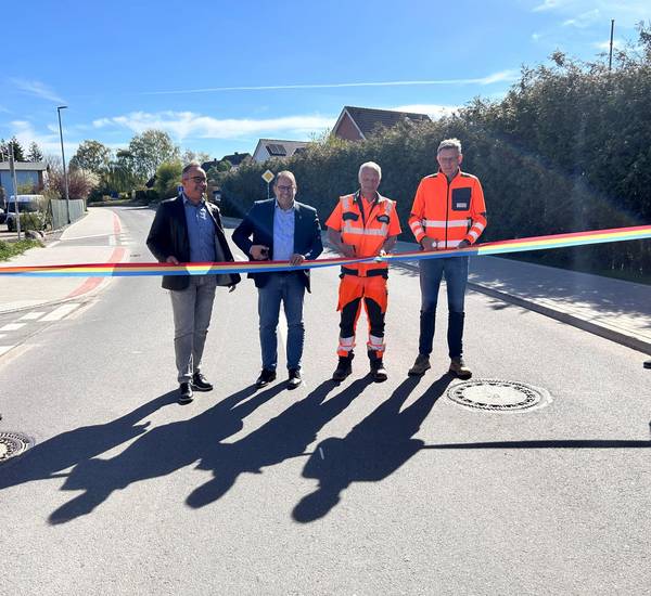 Freigabe der sanierten Kreisstraße in Klein Schwaß