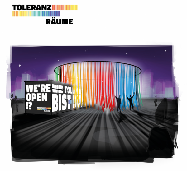 ToleranzRäume Outdoor Ausstellung TR skizze4