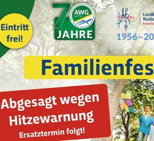 absage familienfest 27.06.2026